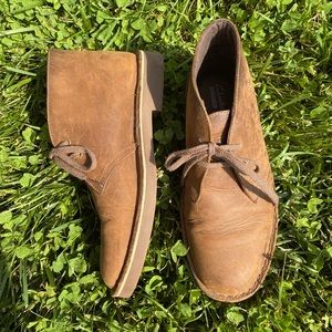 Brown Clark Leather Boots